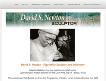 Tablet Screenshot of davidsnewtonsculptor.com